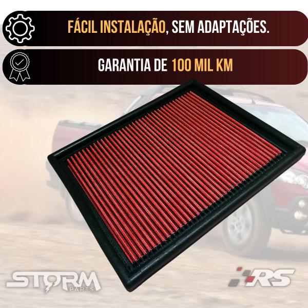 Filtro Ar Esportivo Fiat Strada Motor 1.5 8v Ano 1998 A 2004 - RS FILTER Imagem de Filtro Ar Esportivo Fiat Strada Motor 1.5 8v Ano 1998 A 2004