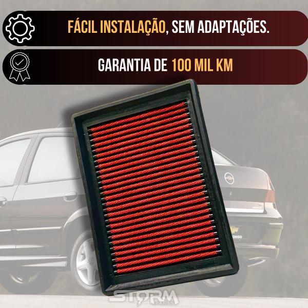 Filtro Ar Esportivo Gm Chevrolet Prisma 1.0 Ano 2006 A 2012 - Rs Filter Imagem de Filtro Ar Esportivo Gm Chevrolet Prisma 1.0 Ano 2006 A 2012
