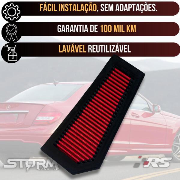 Imagem de Filtro Ar Esportivo Mercedes C250 1.8 16V Ano 2011 A 2014