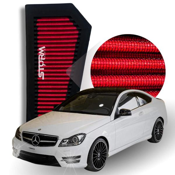 Imagem de Filtro Ar Esportivo Mercedes C250 1.8 16V Ano 2011 A 2014