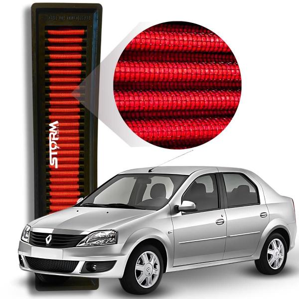 Filtro Ar Esportivo Renault Logan 1.0 16V Flex 2008 A 2014 - Rs Filter Imagem de Filtro Ar Esportivo Renault Logan 1.0 16V Flex 2008 A 2014