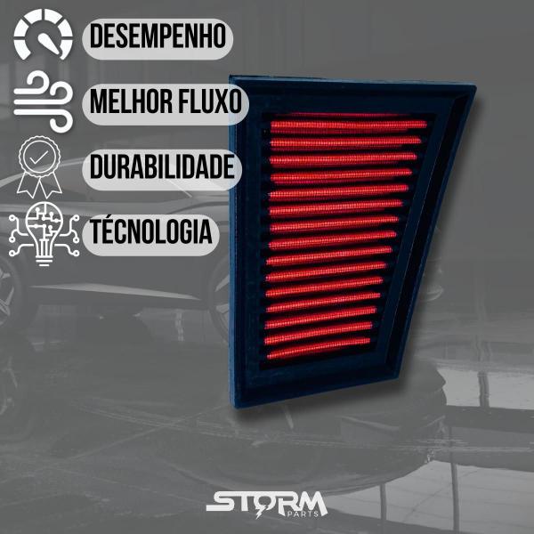 Filtro Ar Esportivo Renault Logan 1.6 16V Flex 2008 A 2013 - Rs Filter Imagem de Filtro Ar Esportivo Renault Logan 1.6 16V Flex 2008 A 2013