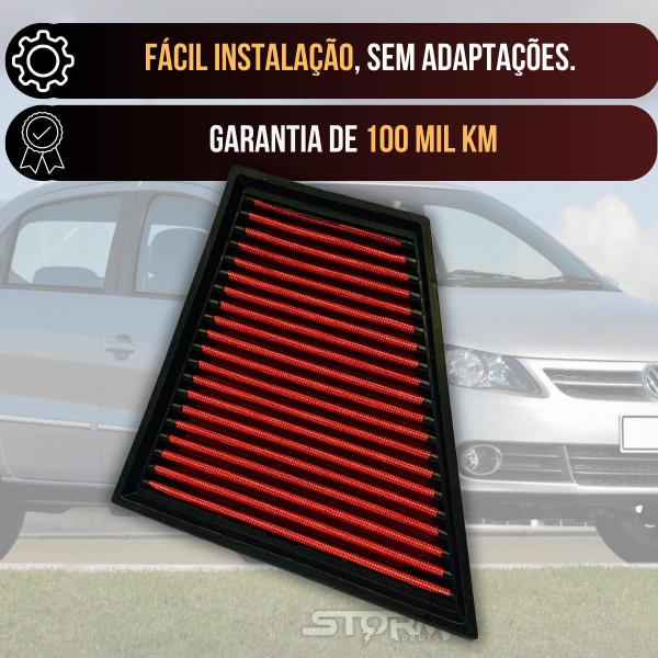 Imagem de Filtro Ar Esportivo Volkswagen Gol G5 1.6 8V Flex Ano 2008 A