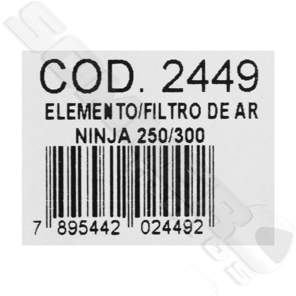 Imagem de Filtro Ar Espuma Ninja 300 2013/ Ninja 250 2009 a 2012