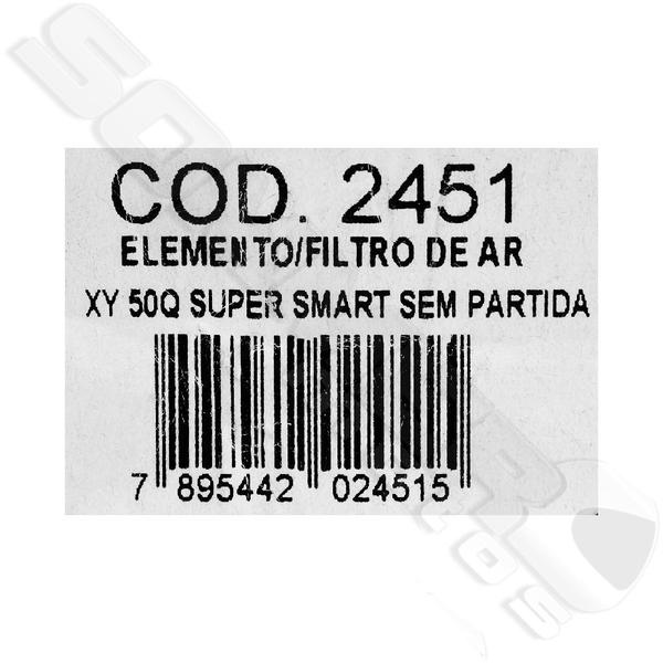 Imagem de Filtro Ar Espuma Shineray Xy 50Q Sem Partida Eletrica