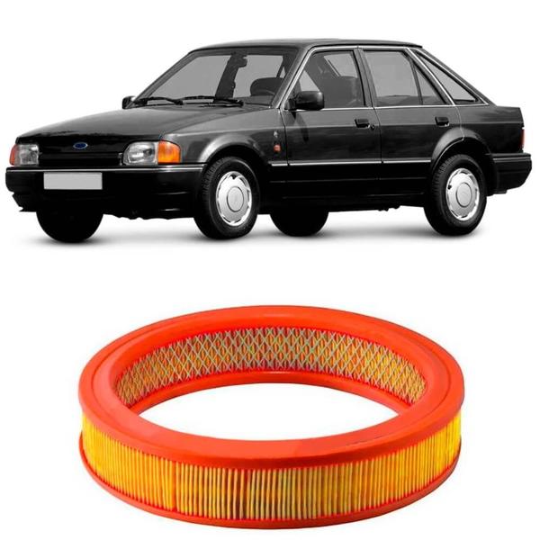 Filtro Ar Ford Escort 1.6 90 a 96 Metal Leve Imagem de Filtro Ar Ford Escort 1.6 90 a 96 Metal Leve
