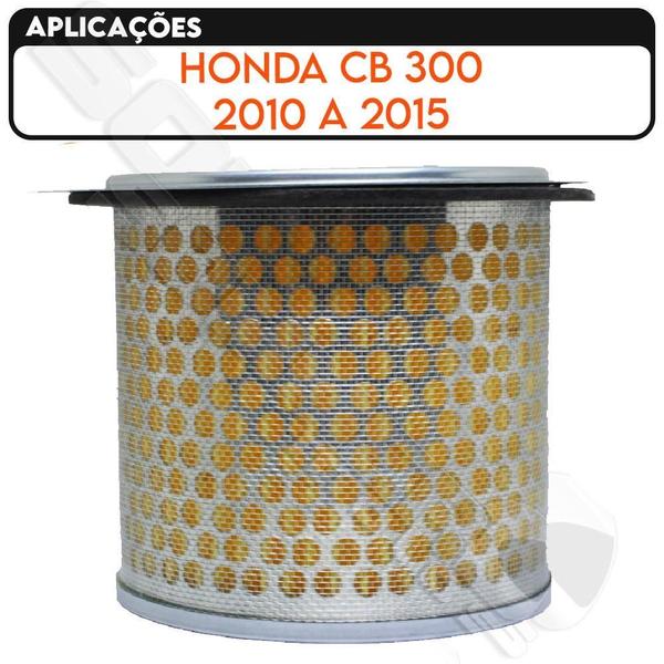 Filtro Ar Honda Cb 300 2010 A 2015 Valflex Imagem de Filtro Ar Honda Cb 300 2010 A 2015 Valflex