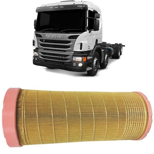 Imagem de Filtro Ar Interno Scania Série P DC9-11 DC09 DC13 2008 a 2021 MANN-FILTER CF17007/1