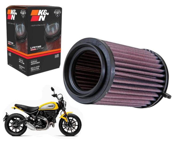 Imagem de Filtro Ar K&n Esportivo Ducati Scrambler 803 2016 2017