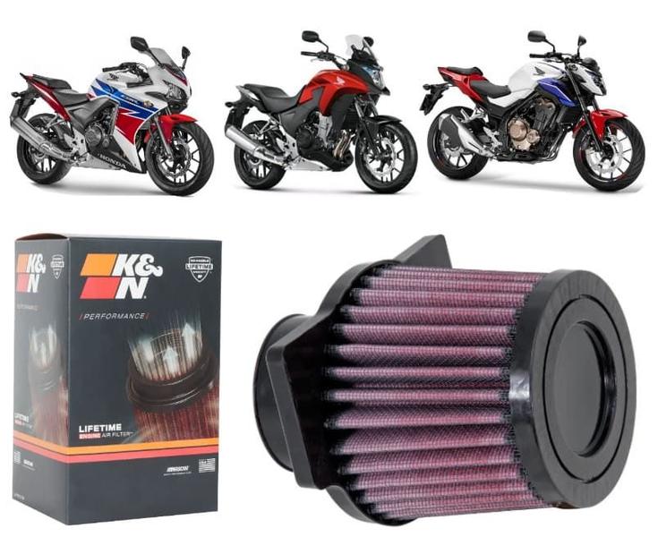 Filtro Ar K&n esportivo lavavel CBR 500r Cbr 500r 2016 2017 Imagem de Filtro Ar K&n esportivo lavavel CBR 500r Cbr 500r 2016 2017
