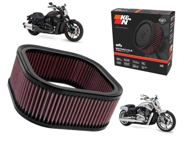 Imagem de Filtro Ar K&n Esportivo Lavavel Harley VRSCX V-Rod 76 CI 2007.