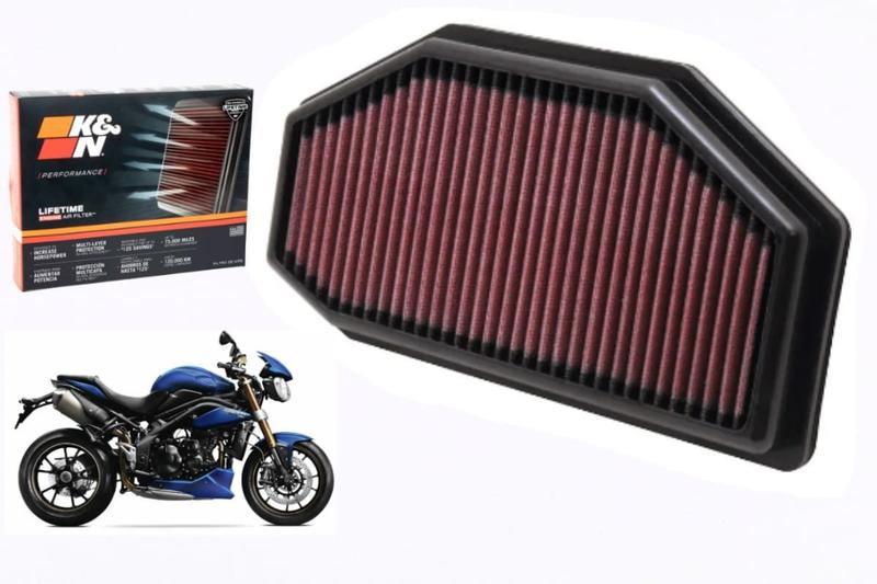 Imagem de Filtro Ar K&n Esportivo Lavavel Speed Triple 1050i 2012-2013