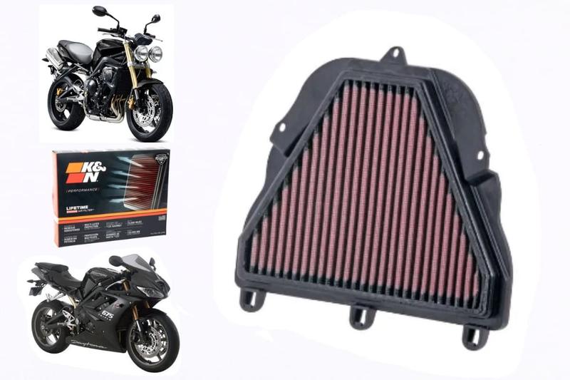 Imagem de Filtro Ar K&n Esportivo Lavavel Street Triple 675 2010 2011