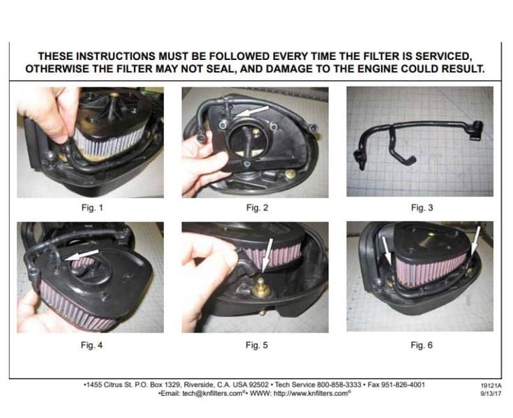 Imagem de Filtro Ar K&n Harley FLHTKL Ultra Limited Low 107 CI 2017-2018