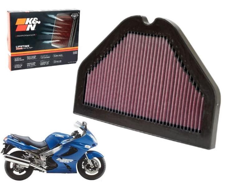 Imagem de Filtro Ar K&n KA-1093 Kawasaki ZZR 1200 2002 até 2005