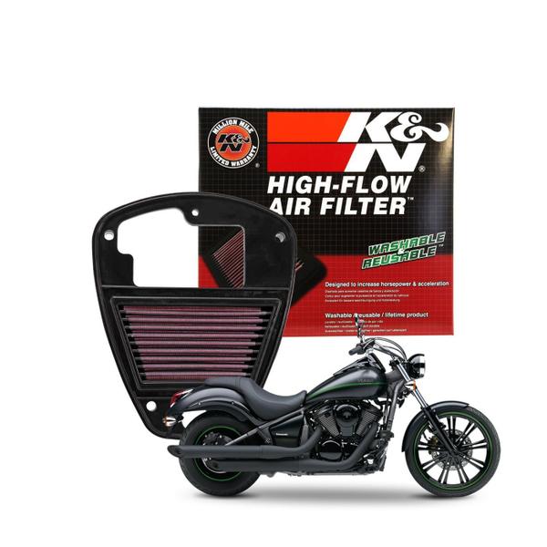 Imagem de Filtro ar K&N KA-9006 Kawasaki VN900 Vulcan 900 2014 2015