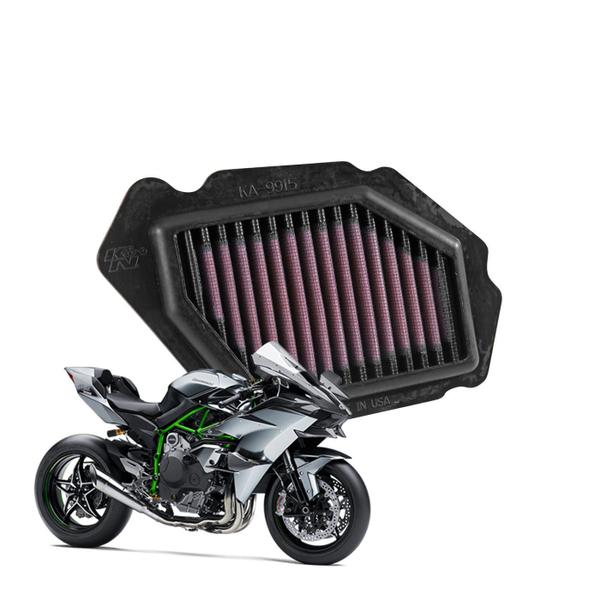 Filtro ar K&N KA-9915 Kawasaki Ninja H2 H-2 H 2 ano 2017 Imagem de Filtro ar K&N KA-9915 Kawasaki Ninja H2 H-2 H 2 ano 2017