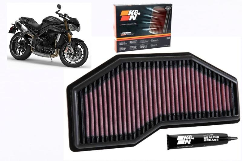 Imagem de Filtro Ar K&n Performance Mais Fluxo Speed Triple 1050 S R