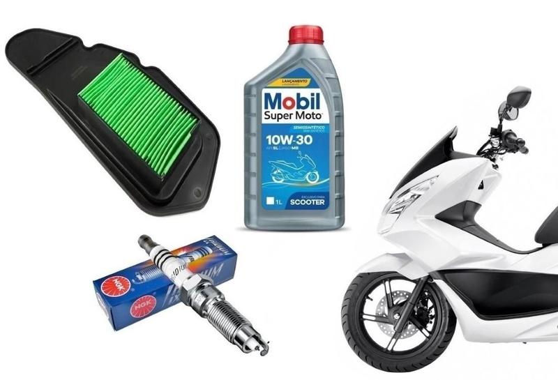 Filtro Ar Vela Ngk Iridium Oleo Mobil Pcx 150 2013 Ate 2021 - Tecfil Imagem de Filtro Ar Vela Ngk Iridium Oleo Mobil Pcx 150 2013 Ate 2021