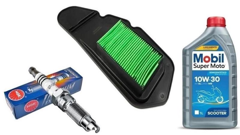Filtro Ar Vela Ngk Iridium Oleo Mobil Pcx 150 2013 Ate 2021 - Tecfil Imagem de Filtro Ar Vela Ngk Iridium Oleo Mobil Pcx 150 2013 Ate 2021