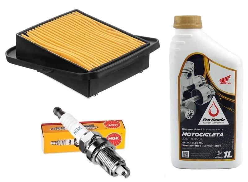 Filtro Ar Vela Oleo Honda Titan Fan 125 150 160 2014 A 2022 - Tecfil Imagem de Filtro Ar Vela Oleo Honda Titan Fan 125 150 160 2014 A 2022