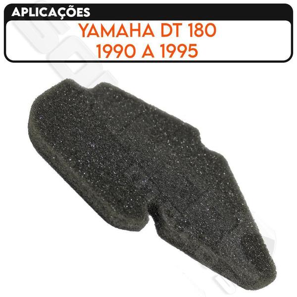 Filtro Ar Yamaha Dt 180 1990 A 1995 Valflex Imagem de Filtro Ar Yamaha Dt 180 1990 A 1995 Valflex