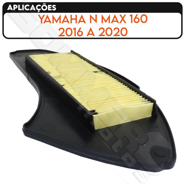 Imagem de Filtro Ar Yamaha N max 160 2016 a 2020 Valflex