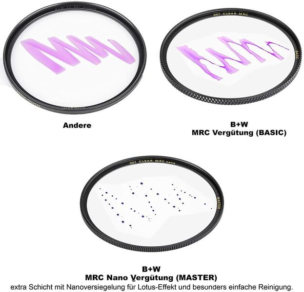 Imagem de Filtro B+W Master Clear MRC Nano 007M Vidro 112 mm