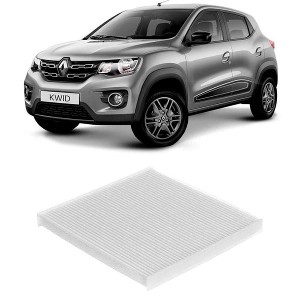 Filtro Cabine Ar Condicionado Kwid 1.0 12V 2017 a 2024 Flex - Tecfil Imagem de Filtro Cabine Ar Condicionado Kwid 1.0 12V 2017 a 2024 Flex