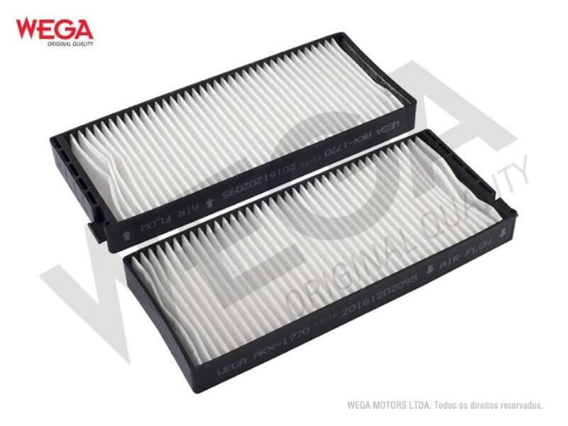 Filtro Cabine Jac J3 1.4 2011/ J3 S 1.5 2013/ Wega Akx1770 Imagem de Filtro Cabine Jac J3 1.4 2011/ J3 S 1.5 2013/ Wega Akx1770