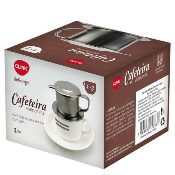 Imagem de Filtro Cafeteira Gotejador Barista Café Gourmet Vietnamita 1 - 3 xícaras - Clink