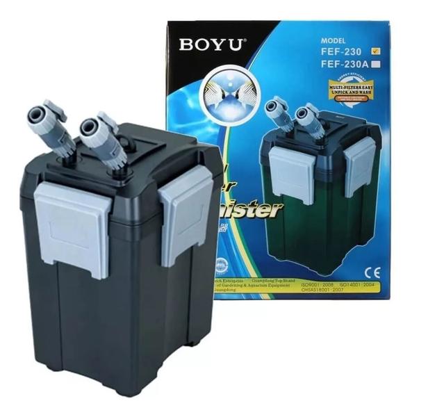 Imagem de Filtro Canister Boyu Fef-230 (100 - 300l) 800 L/h Com Midias