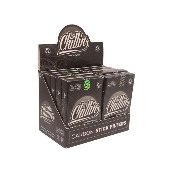 Filtro Carvão Chillin 6mm com 10 Pacotes Imagem de Filtro Carvão Chillin 6mm com 10 Pacotes