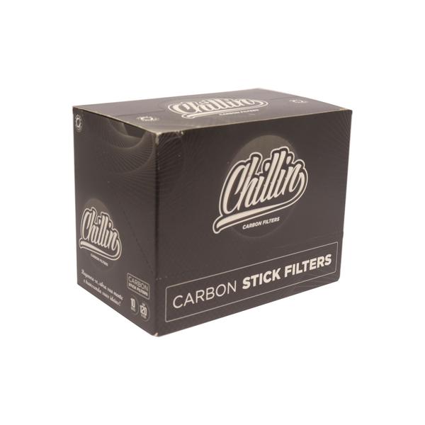 Filtro Carvão Chillin 6mm com 10 Pacotes Imagem de Filtro Carvão Chillin 6mm com 10 Pacotes