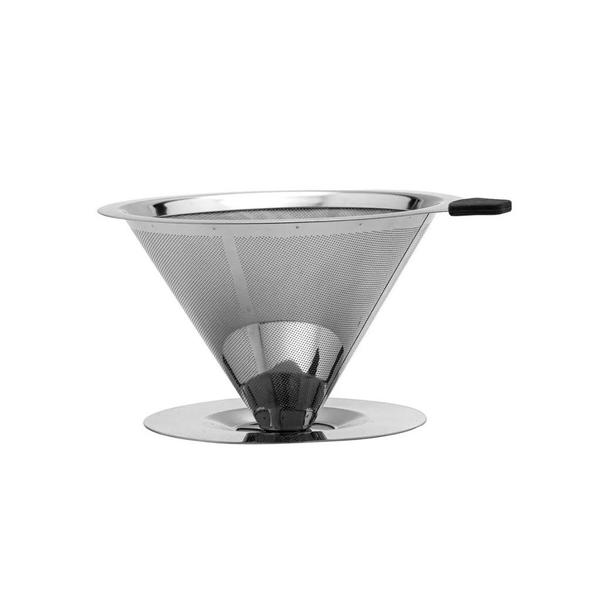 Filtro Coador De Café Inox Peneira Aço Reutilizável - mk Filtro Coador De Café Inox Peneira Aço Reutilizável - mk