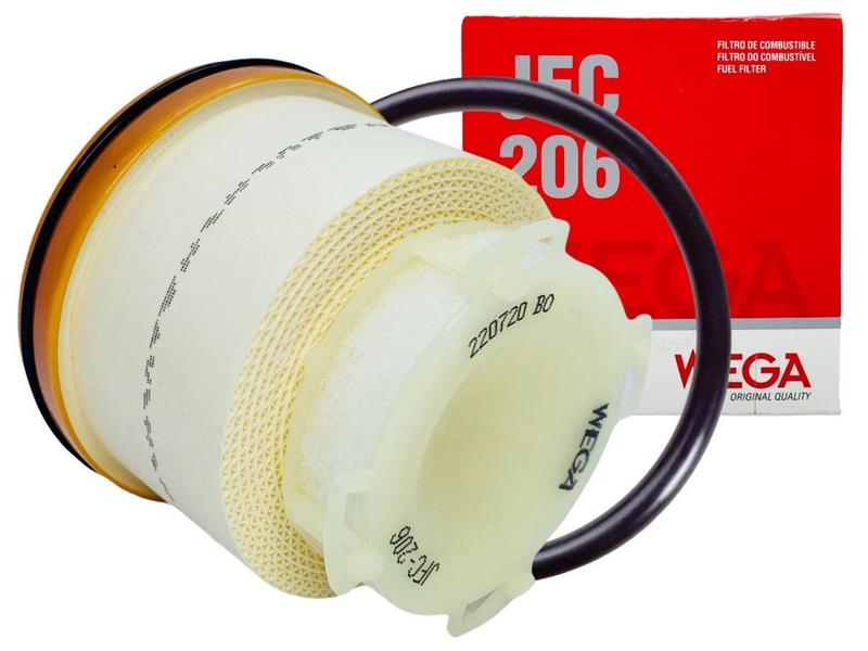 Filtro Combustível Hilux SW4 2.5 3.0 Turbo Diesel 2012 2013 2014 2015 WEGA JFC206 Imagem de Filtro Combustível Hilux SW4 2.5 3.0 Turbo Diesel 2012 2013 2014 2015 WEGA JFC206