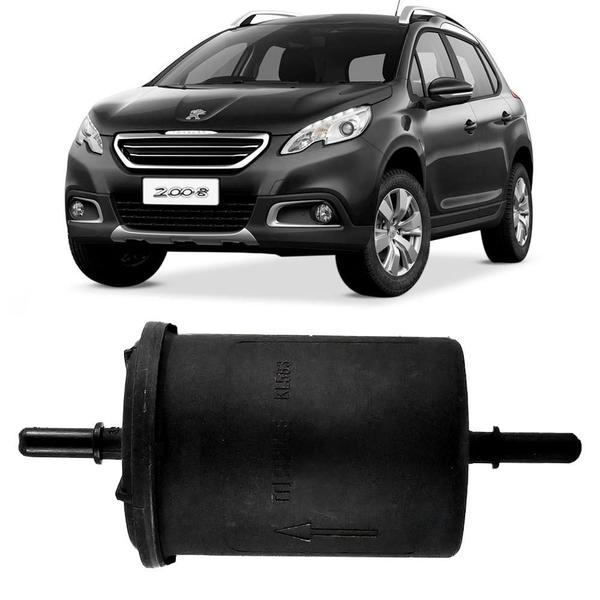 Imagem de Filtro Combustível Peugeot 2008 408 1.6 2.0 2012 a 2020 Metal Leve KL583