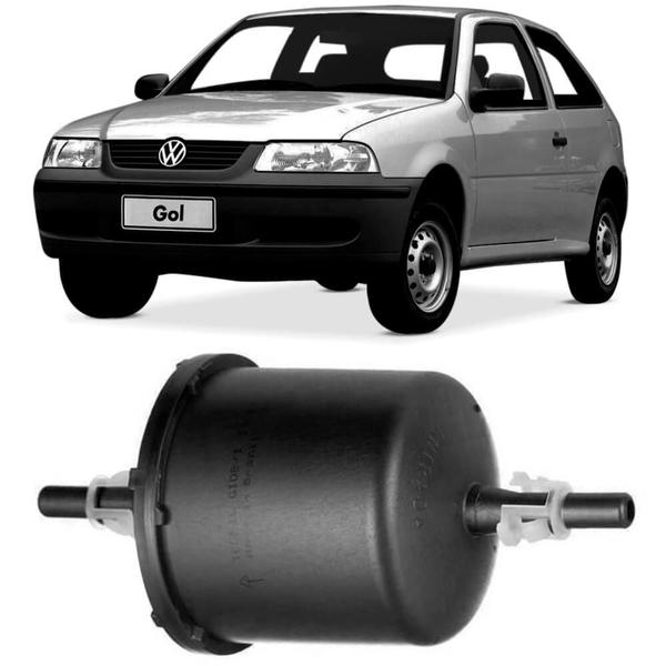 Imagem de Filtro Combustível Volkswagen Gol G3 99 a 2005 Gasolina Tecfil