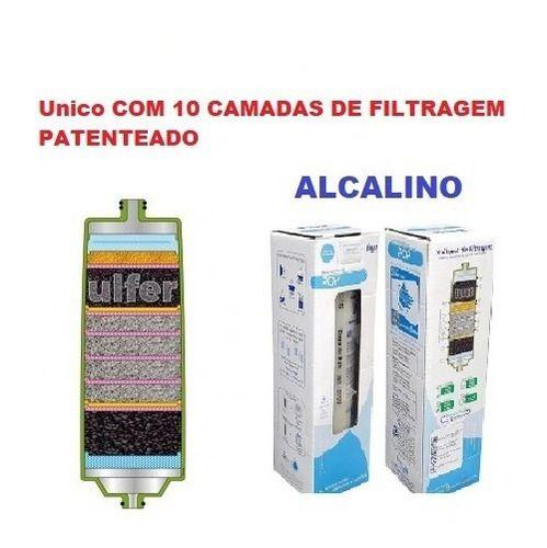 Imagem de Filtro De Agua Alcalina Ionizada Ph+ Pop 10 Camadas Ulfer