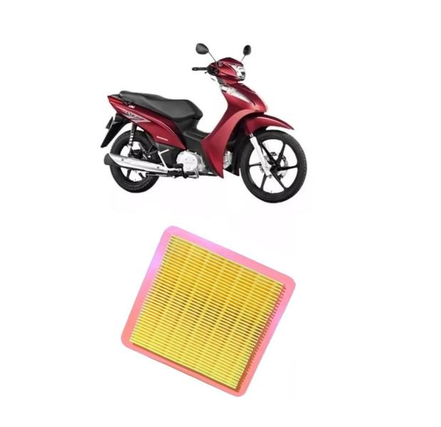 Imagem de Filtro De Ar Da Moto Ar Biz 125 2006 A 2010 1 Linha