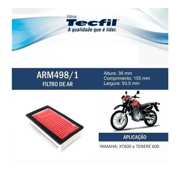 Imagem de Filtro De Ar E Oleo Yamaha Xt600 Ténéré 600