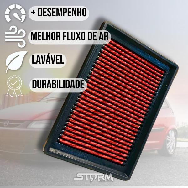 Filtro De Ar Esportivo Chevrolet Celta Motor 1.4 2000 A 2016 - Rs Filter Imagem de Filtro De Ar Esportivo Chevrolet Celta Motor 1.4 2000 A 2016