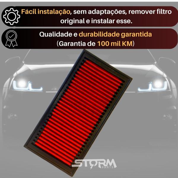 Imagem de Filtro De Ar Esportivo Fusca 2.0 Tsi Turbo 2010 A 2018 Inbox