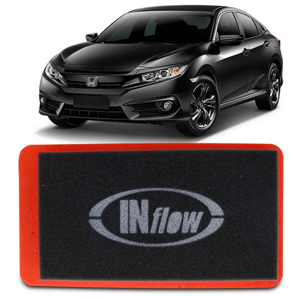 Imagem de Filtro de Ar Esportivo Inflow Inbox  Civic G10 17 a 19 1.5 Turbo CR-V 17 18 1.5 Turbo HPF6365