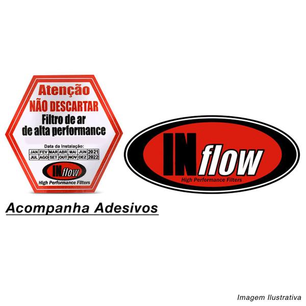 Imagem de Filtro de Ar Esportivo Inflow Mercedes-Benz Smart Fortwo 07 a 15 Inbox Semi Racing HPF9350 + Boné