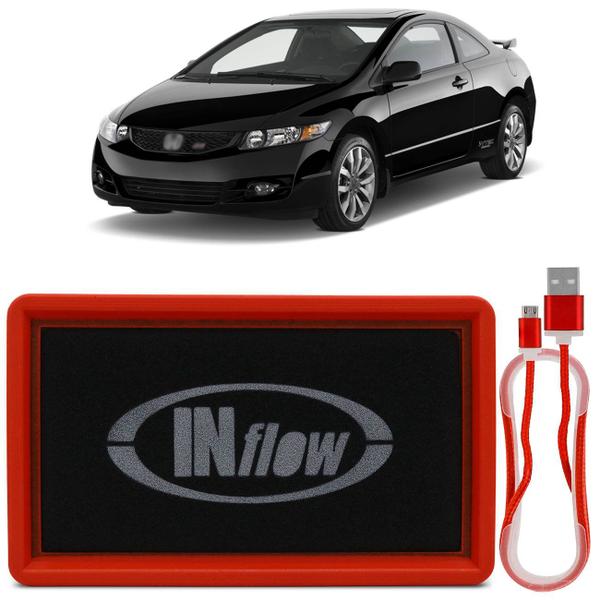 Imagem de Filtro de Ar Esportivo Inflow New Civic SI 07 a 11 Element 2.4 07 a 11 personalizado Inbox HPF7200 