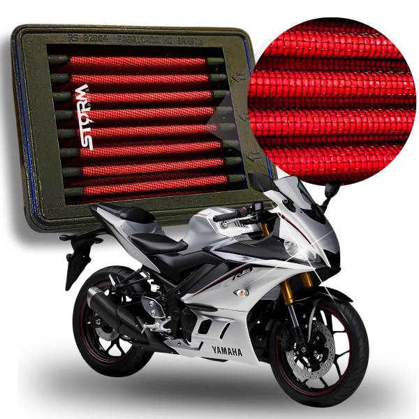 Imagem de Filtro De Ar Esportivo Yamaha R3 2021 A 2024 Moto R 3 Yzf