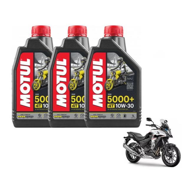 Imagem de Filtro De Ar Honda Oleo Motul 10w30 Vela Ngk Cb 500 F X R De 2014 Ate 2019