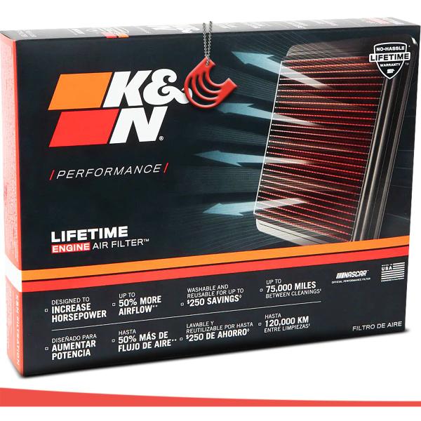 Filtro De Ar Inbox Esportivo Alto Fluxo KN K&N 33-3136 BMW 320i 330i 340i Z4 Lavável Reutilizável Imagem de Filtro De Ar Inbox Esportivo Alto Fluxo KN K&N 33-3136 BMW 320i 330i 340i Z4 Lavável Reutilizável