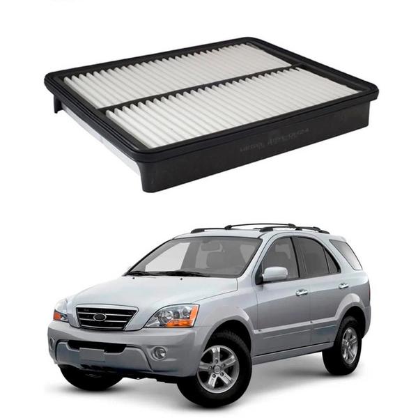 Filtro de Ar Kia Sorento 2.4 3.5 2003 a 2021 Wega Imagem de Filtro de Ar Kia Sorento 2.4 3.5 2003 a 2021 Wega